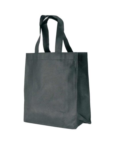MINI BORSA SHOPPER  IN TNT TERMOSALDATO Nero