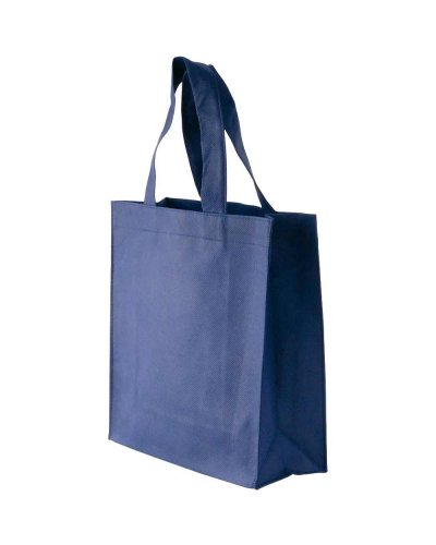 MINI BORSA SHOPPER  IN TNT TERMOSALDATO Blu scuro