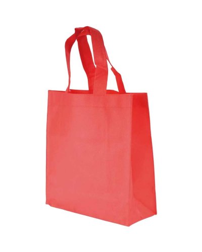 MINI BORSA SHOPPER  IN TNT TERMOSALDATO Rosso