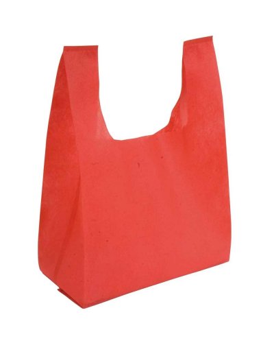 MINI SHOPPER IN TNT Rosso