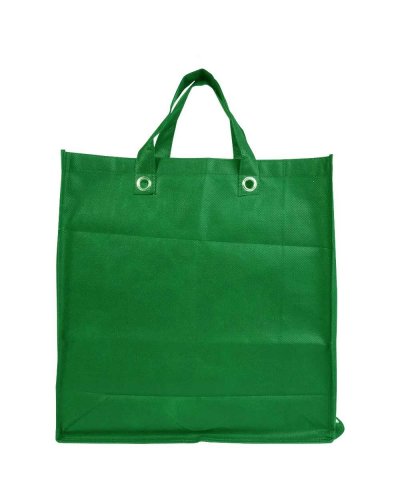 BORSA SHOPPER IN TNT RIPIEGABILE Verde