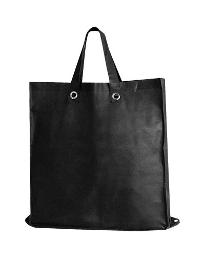 BORSA SHOPPER IN TNT RIPIEGABILE Nero