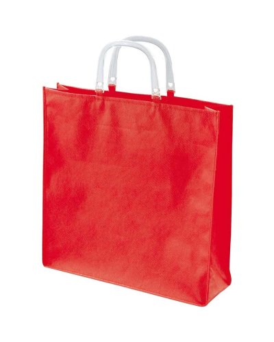 BOLSA CON MANIJAS DE PLÁSTICO Rosso