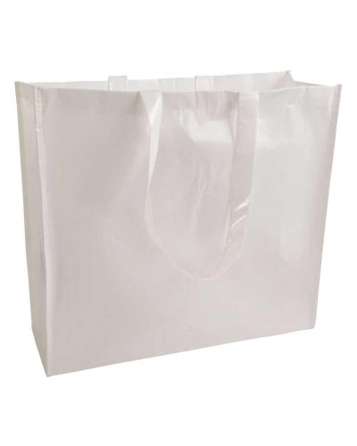 MAXI SHOPPER IN TNT LAMINATO Bianco