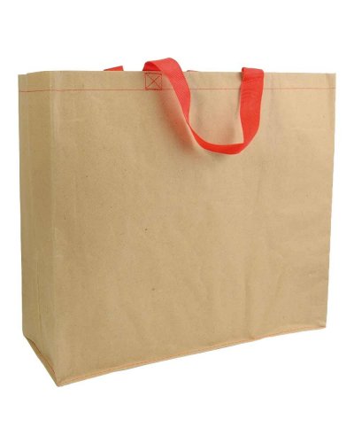 BORSA IN CARTA RIVESTITA IN POLIPROPILENE Rosso