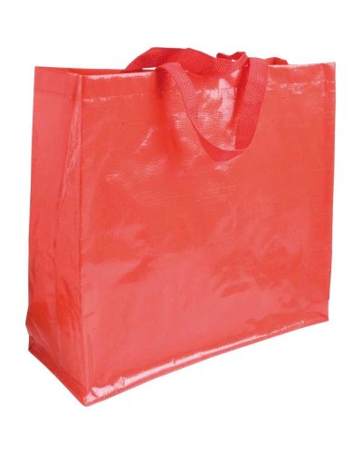 Shopper in polipropilene laminato Rosso