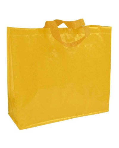Shopper in polipropilene laminato Giallo