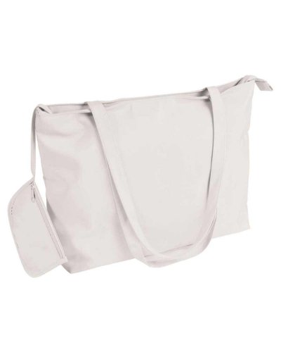 Borsa da spiaggia con borsellino Bianco
