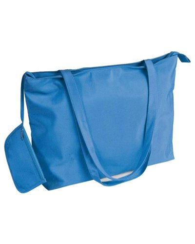 Borsa da spiaggia con borsellino Blu Royal