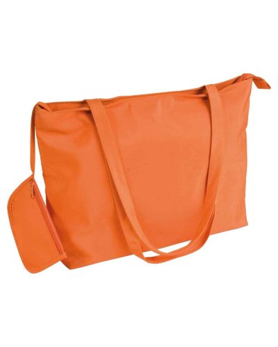 Borsa da spiaggia con borsellino Arancione
