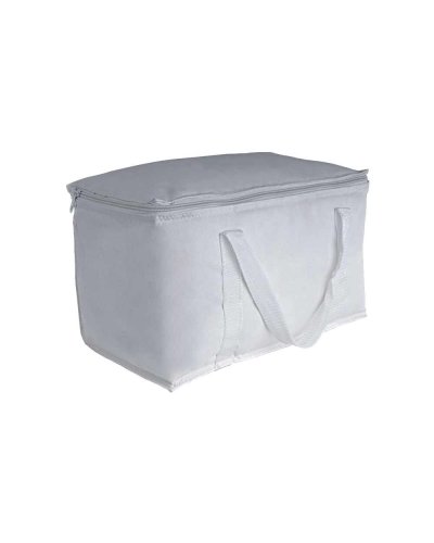 Borsa termica con interno argentato Bianco