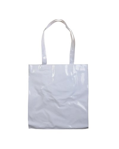 BORSA IN PVC LUCIDO Bianco