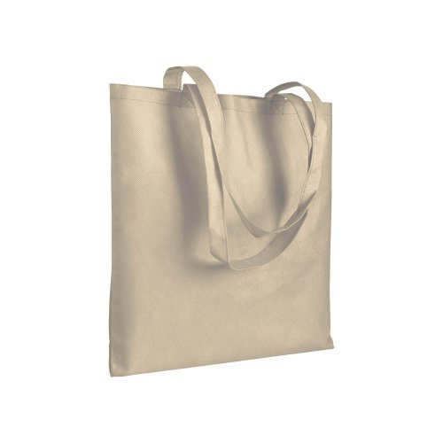 Shopper TNT 80g/m² manici lunghi 38x42cm leggera -