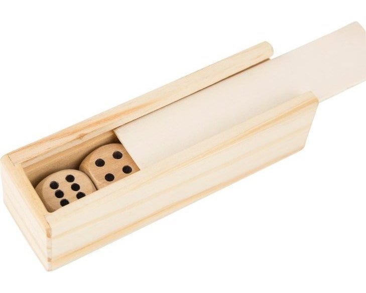 Gioco dei dadi in legno di faggio celine