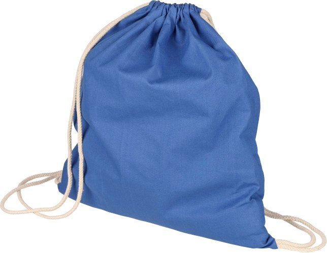 Zaino a sacca con coulisse in cotone 140 g/m² bridget