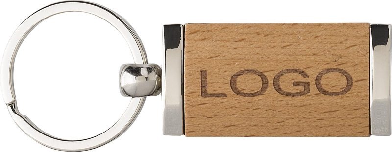 Portachiavi in metallo e legno jennie