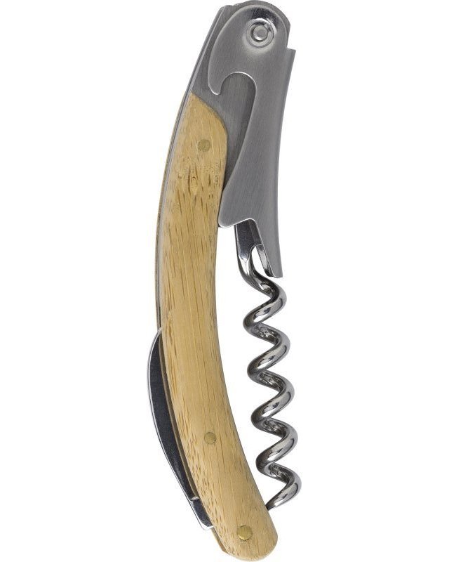 Coltello da cameriere, in bamboo e acciaio inox lenny