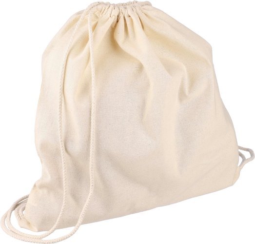 Zaino a sacca con coulisse in cotone 150 g/m² geórgia| nuovo