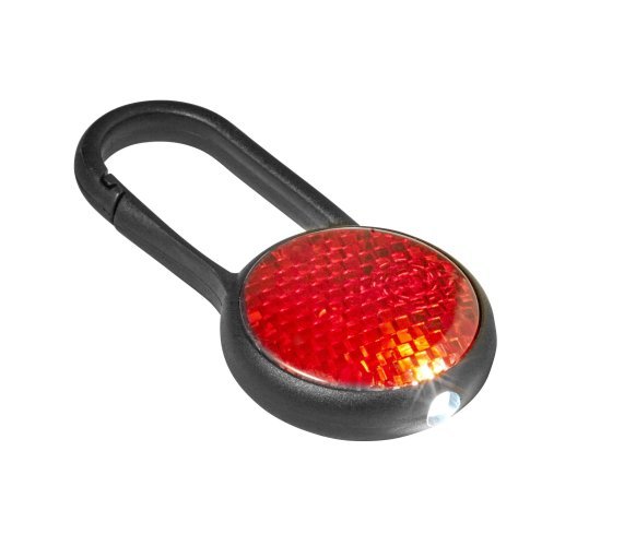Luce di sicurezza zuri | plastica | moschettone