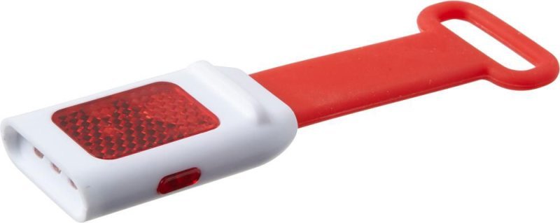 Luce bici duncan | plastica | 3+1 led | fascia silicone