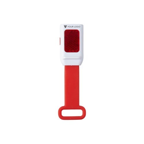 Luce bici duncan | plastica | 3+1 led | fascia silicone