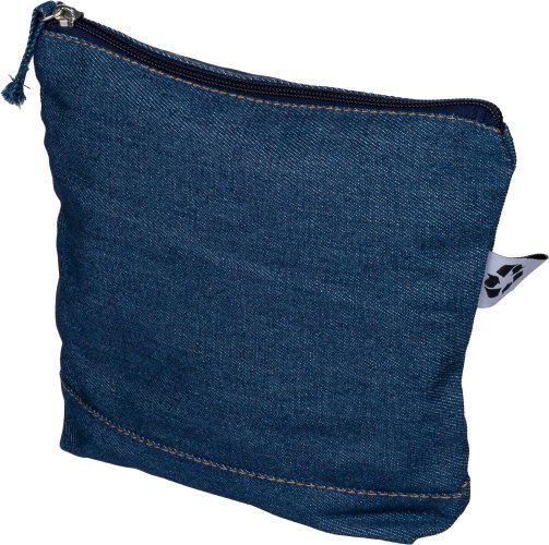 Necessaire in denim riciclato orin