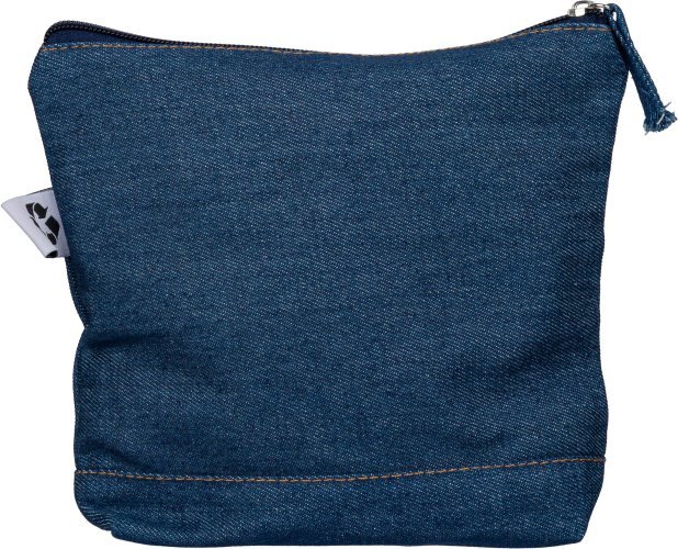 Necessaire in denim riciclato orin