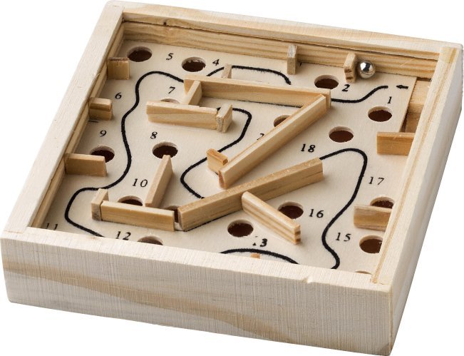 Gioco di pazienza labirindo in legno joel