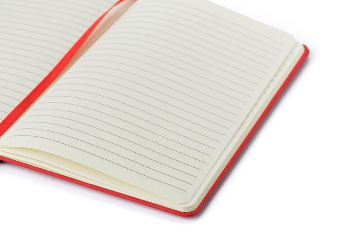 Taccuino evangeline | cartone riciclato | a5 | pagine a righe