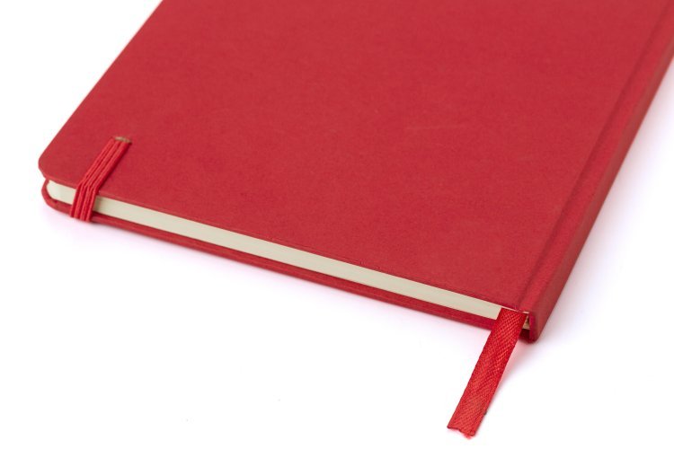 Taccuino evangeline | cartone riciclato | a5 | pagine a righe