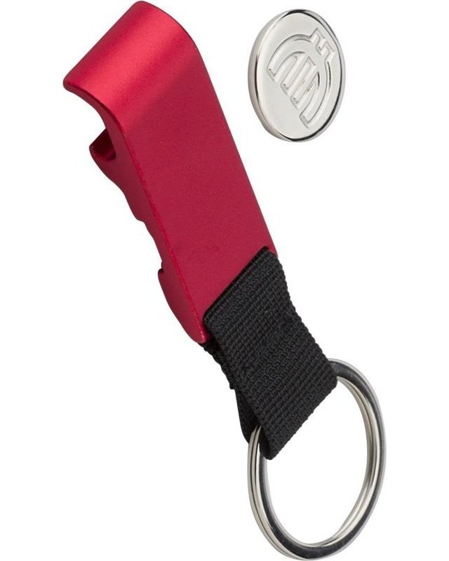 Portachiavi lionel | alluminio | apribottiglie | gettone per carrello
