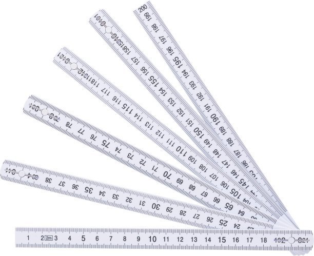Righello pieghevole karl | plastica | 2 metri