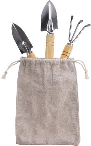 Set da giardino jeanette | legno | 3 pezzi