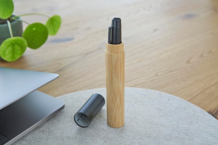 Penna a sfera anke | bambù | a rotazione
