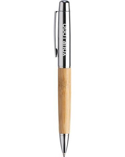 Penna a sfera anke | bambù | a rotazione