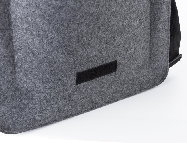 Borsa per laptop layla | feltro riciclato | 15 pollici | velcro