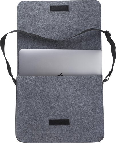 Borsa per laptop layla | feltro riciclato | 15 pollici | velcro
