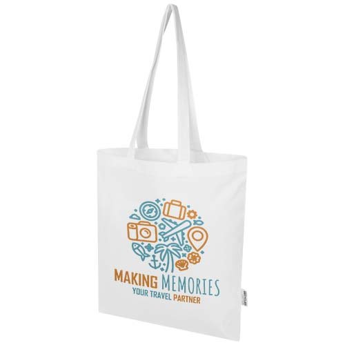 Tote bag in cotone riciclato certificato grs