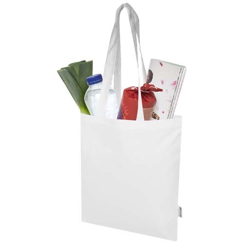 Tote bag in cotone riciclato certificato grs