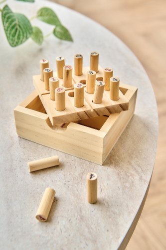 Mini set sudoku in legno di pino kenza
