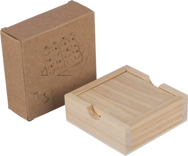 Mini set sudoku in legno di pino kenza