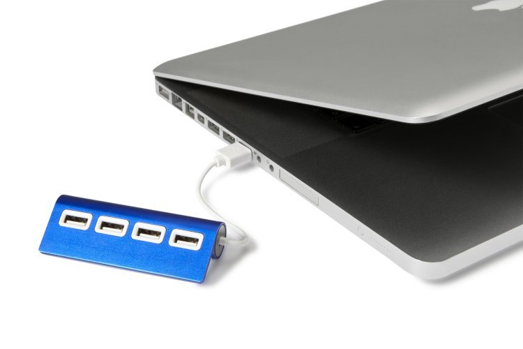 Hub usb leo | alluminio | 4 porte