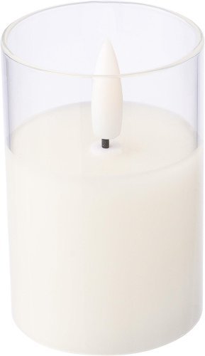 Candela led serin | portacandela in vetro