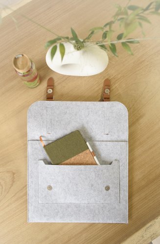 Borsa portadocumenti amelia | riciclato | feltro