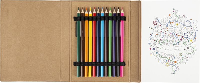 Set da colorare kora | cartone | 12 pezzi