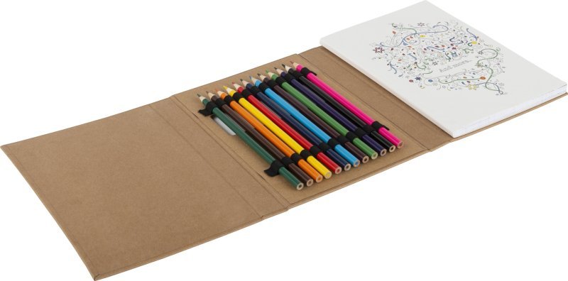 Set da colorare kora | cartone | 12 pezzi