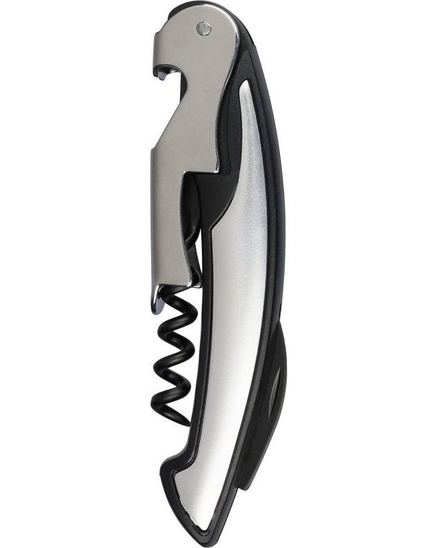 Coltello da sommelier rosaura | inox | cavatappi a 5 anelli