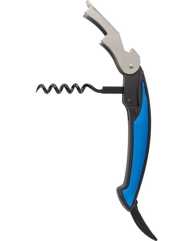 Coltello da sommelier rosaura | inox | cavatappi a 5 anelli
