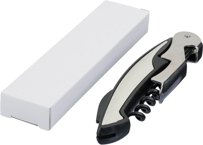 Coltello da sommelier rosaura | inox | cavatappi a 5 anelli