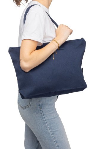 Borsa tote in policotone riciclato 330 g/m2 malina